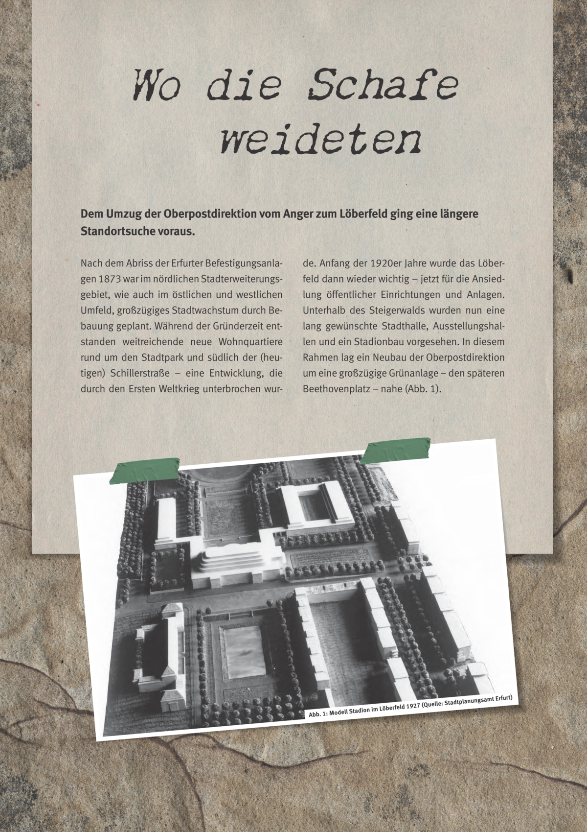 Tafel 4 von 16: Wo die Schafe weideten
